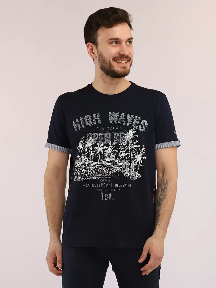 

Футболка мужская A passion play 211TR(XT-0014) синяя XXL, Синий, 211TR(XT-0014)