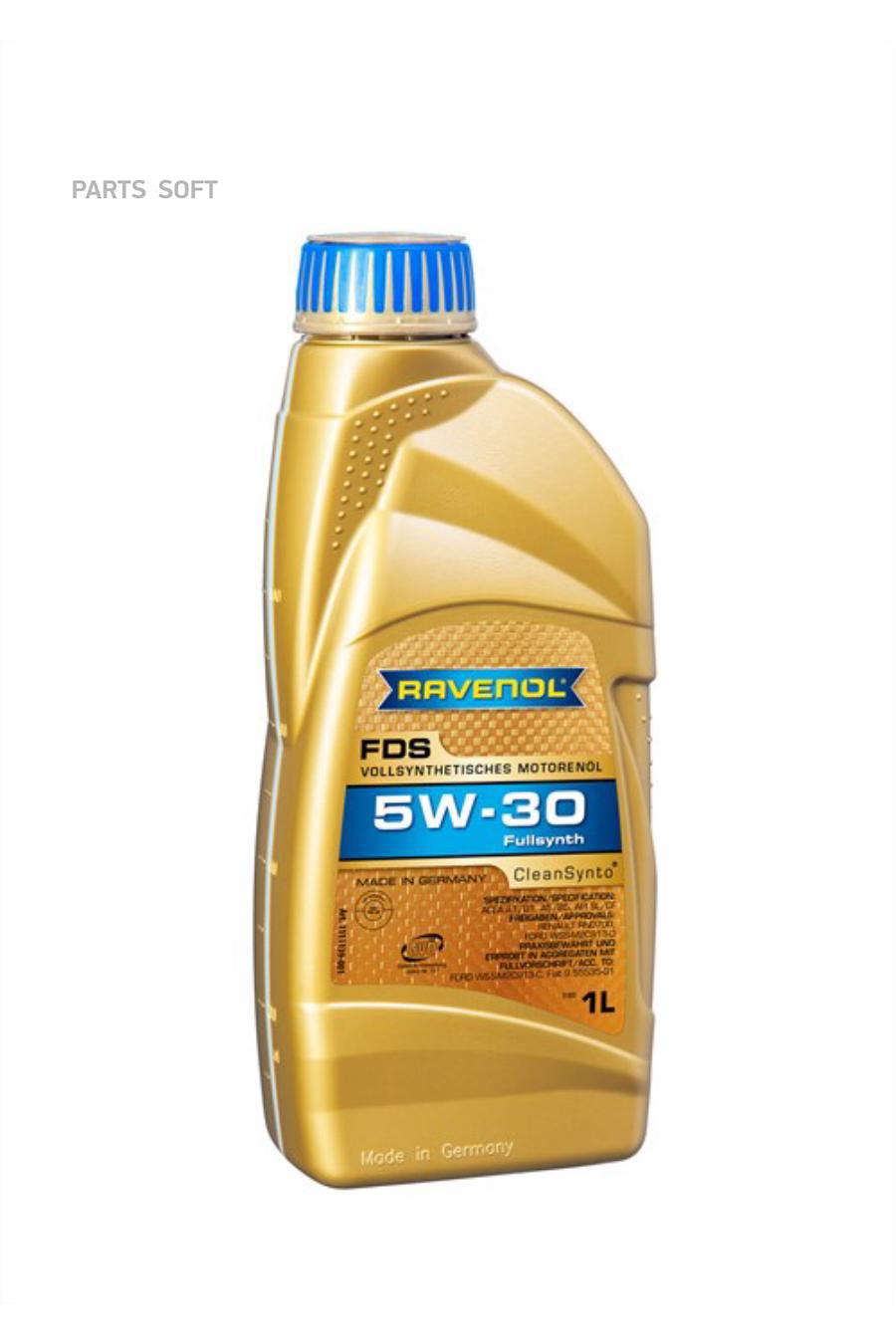 

Моторное масло Ravenol FDS SAE 5W30 1л