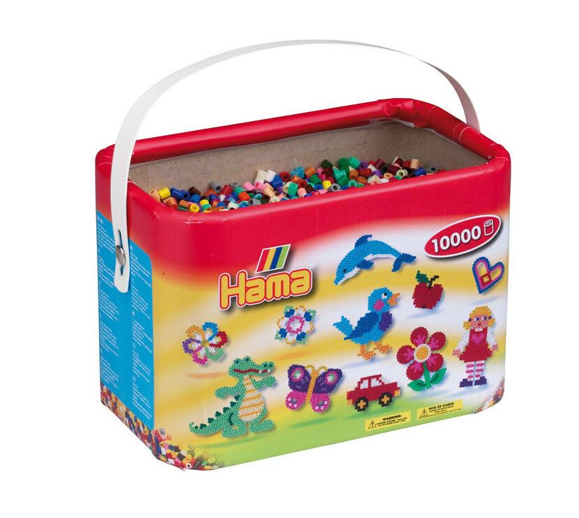 

Бусинки для термомозаики Midi, 10000 штук, 22 цвета Hama 202-67, 202-67
