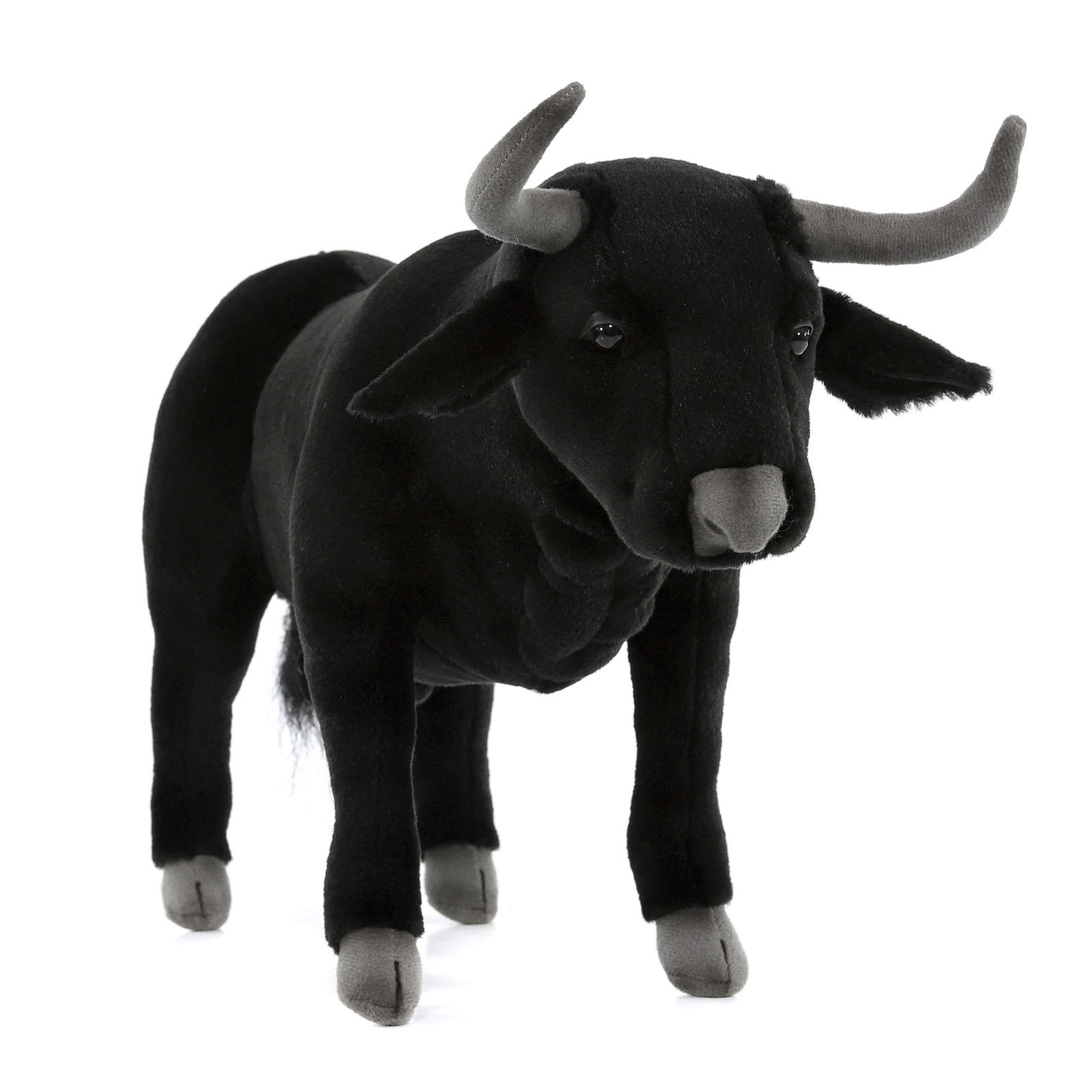 фото Мягкая игрушка бык испанский, черный, 40 см hansa creation 4862