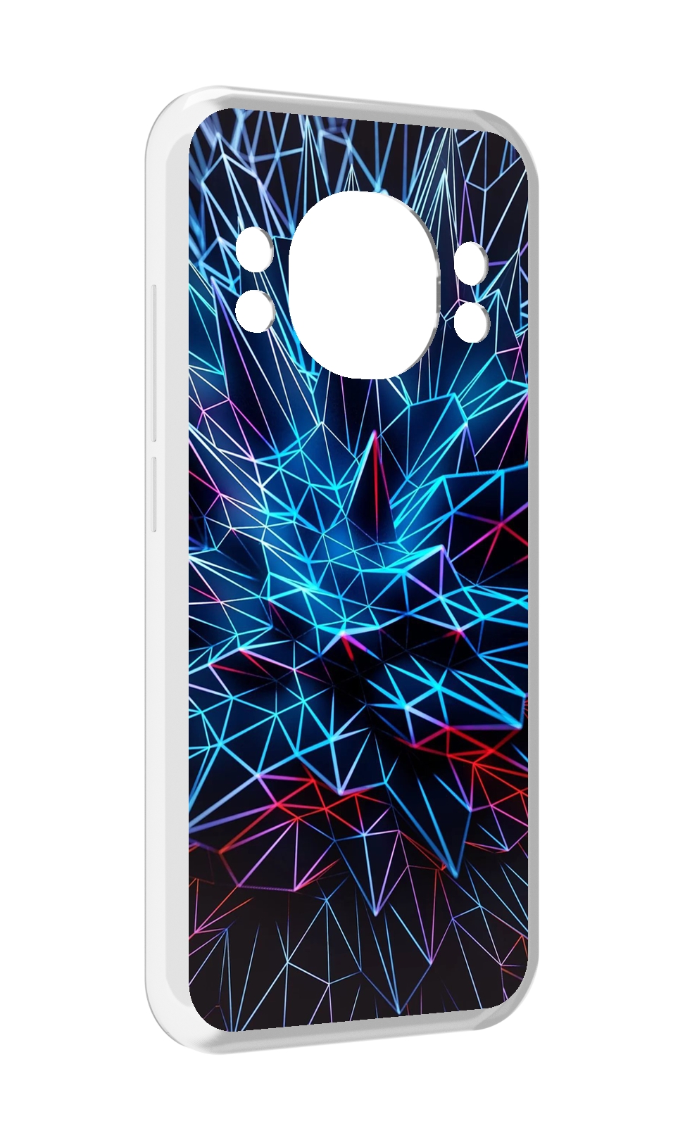 

Чехол MyPads неоновая-абстракция для Doogee S98 / S98 Pro, Прозрачный, Tocco