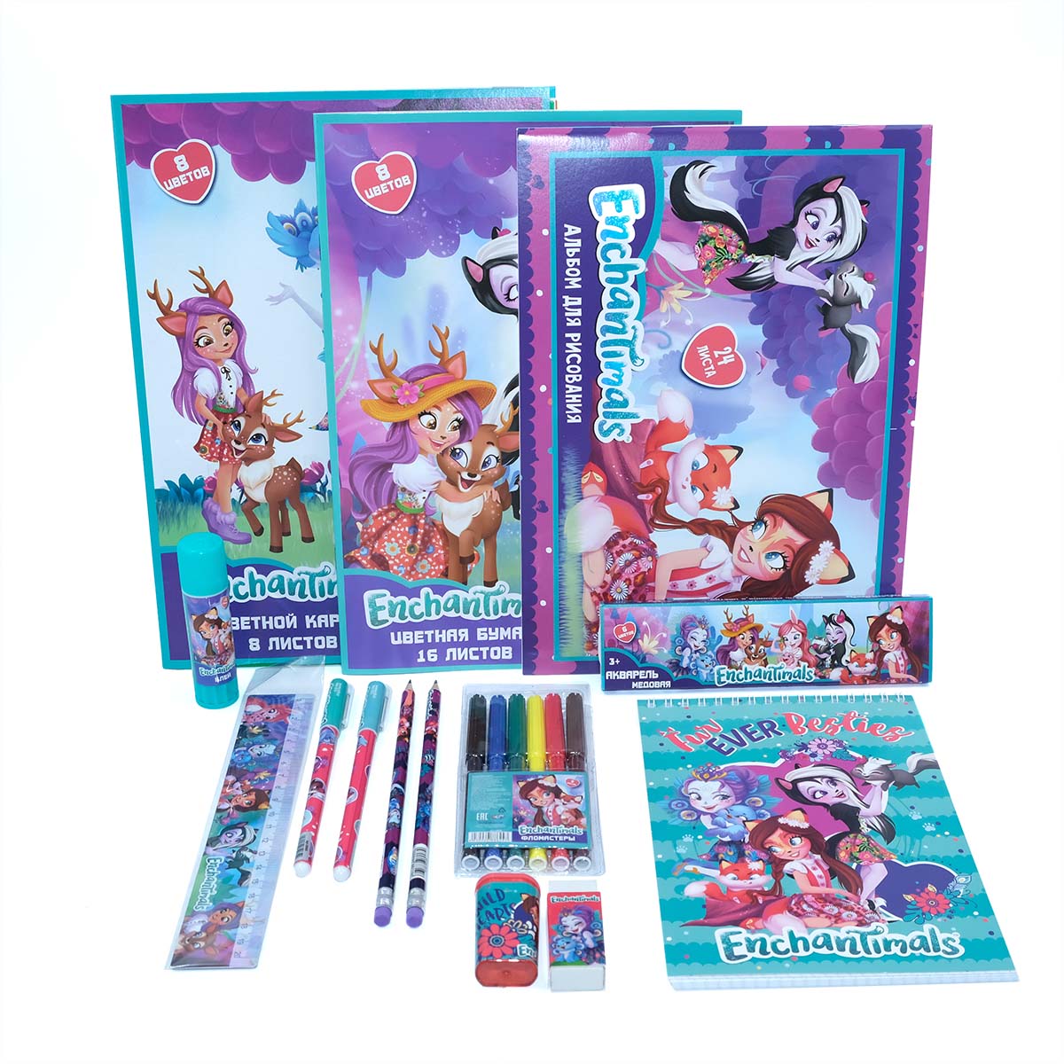 

Набор для школьника Centrum 'Enchantimals' (90076), Фиолетовый