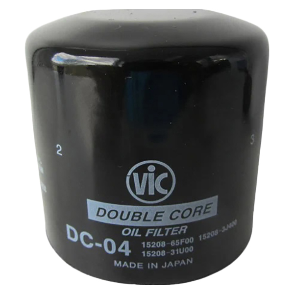 

VIC DC04 Фильтр масляный VIC DC04 Double Core SR18,SR20,MR18,MR20,HR1#,QR2#,KA20,QG1#