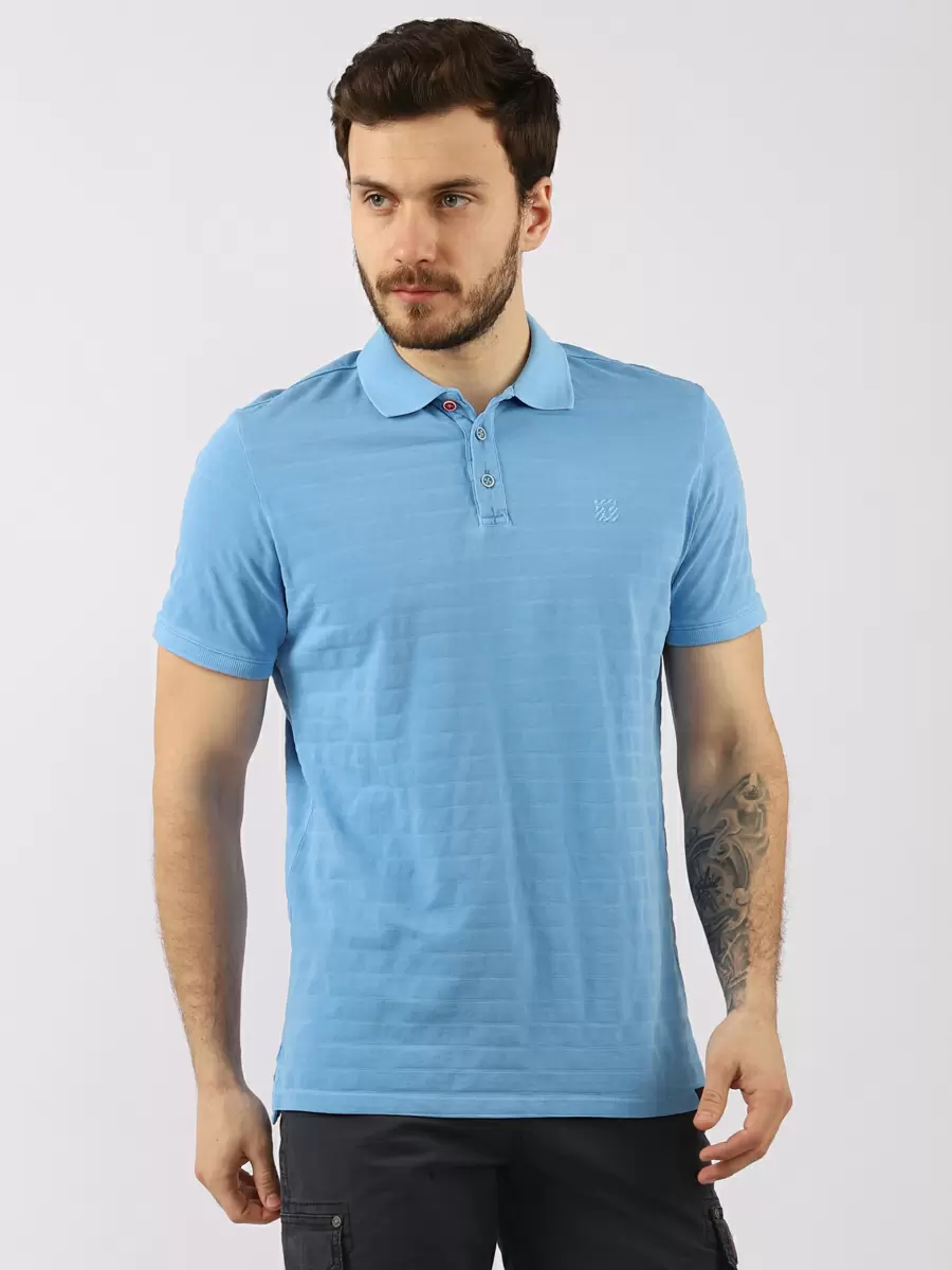 

Футболка мужская Timezone 22-10224-00-6570 голубая XL, Голубой, 22-10224-00-6570