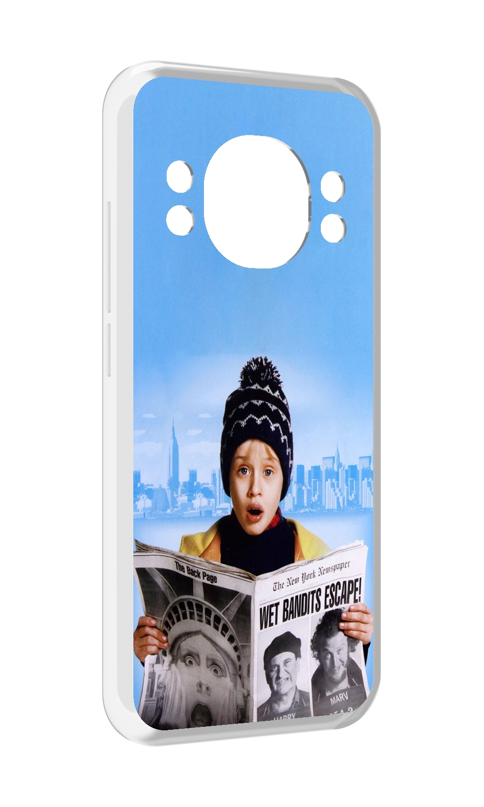 

Чехол MyPads один-дома-детский для Doogee S98 / S98 Pro, Прозрачный, Tocco