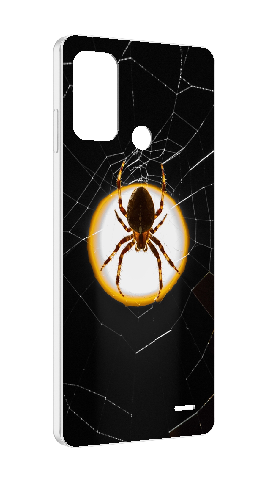 

Чехол MyPads паук-с-паутинкой для ZTE Blade A52, Прозрачный, Tocco
