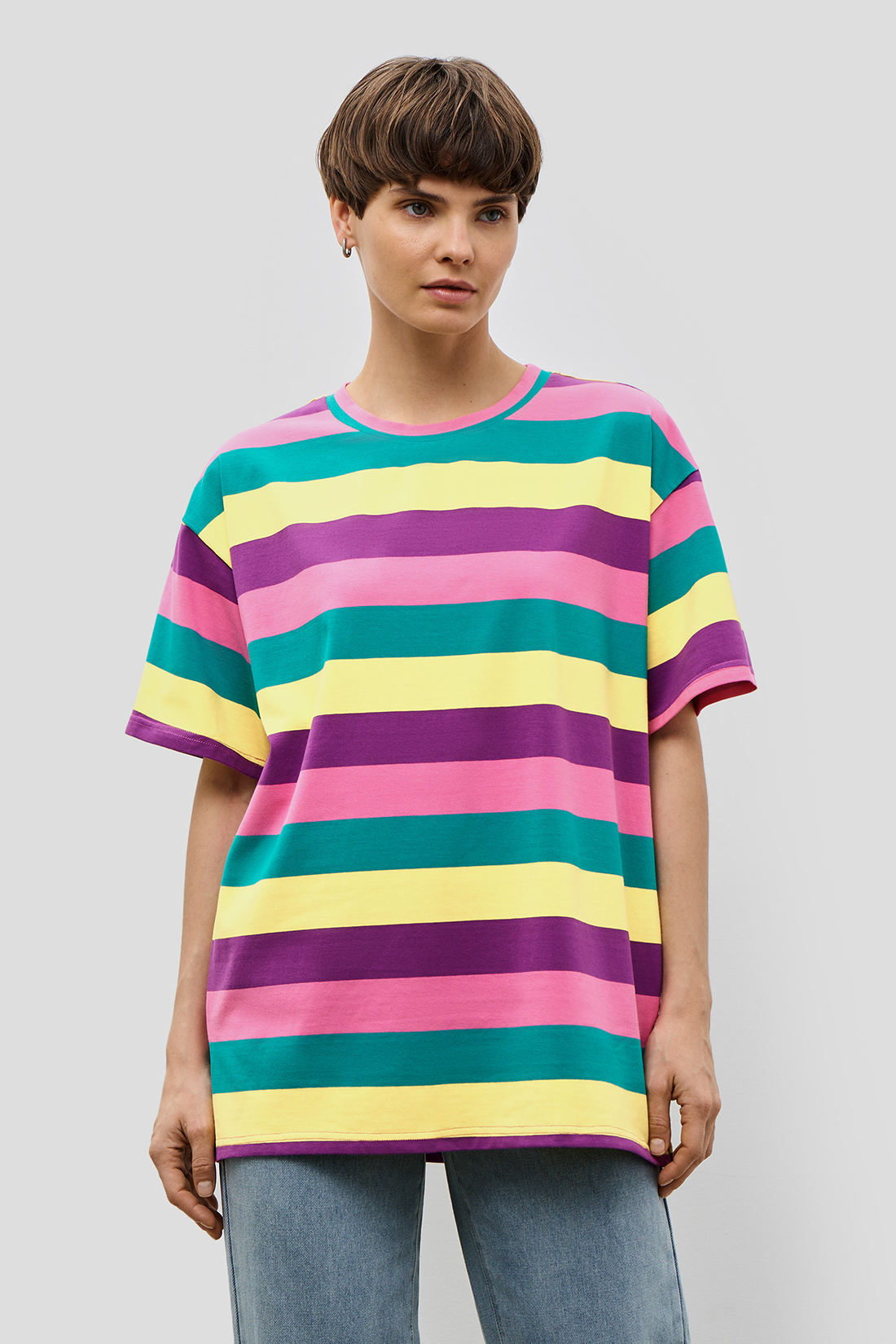 

Футболка женская Baon B2323078 серая L, Серый, B2323078