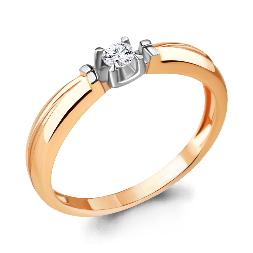 

Кольцо из красного золота с бриллиантом Aquamarine Aquamarine 963769к_585_кз р, 963769к_585_кз