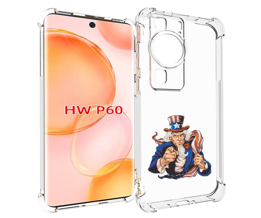 

Чехол MyPads Американский-дед для Huawei P60, Tocco