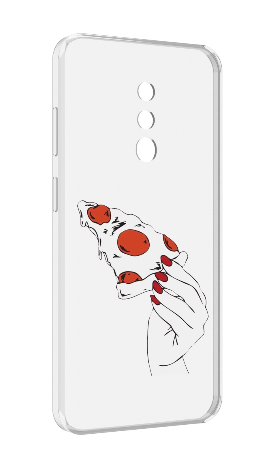 

Чехол MyPads белая-пицца для Blackview BV5200, Прозрачный, Tocco