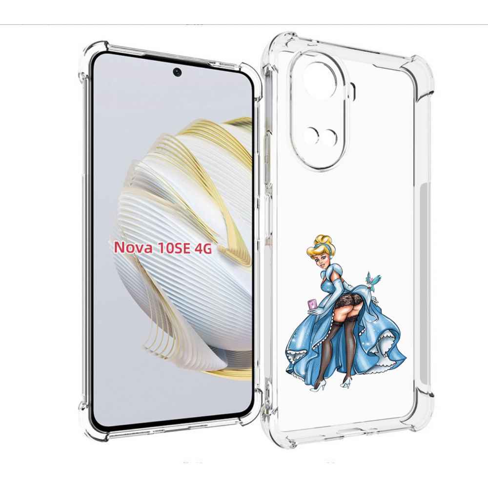 

Чехол MyPads девушка-в-платье-красивая женский для Huawei Nova 10 SE, Прозрачный, Tocco