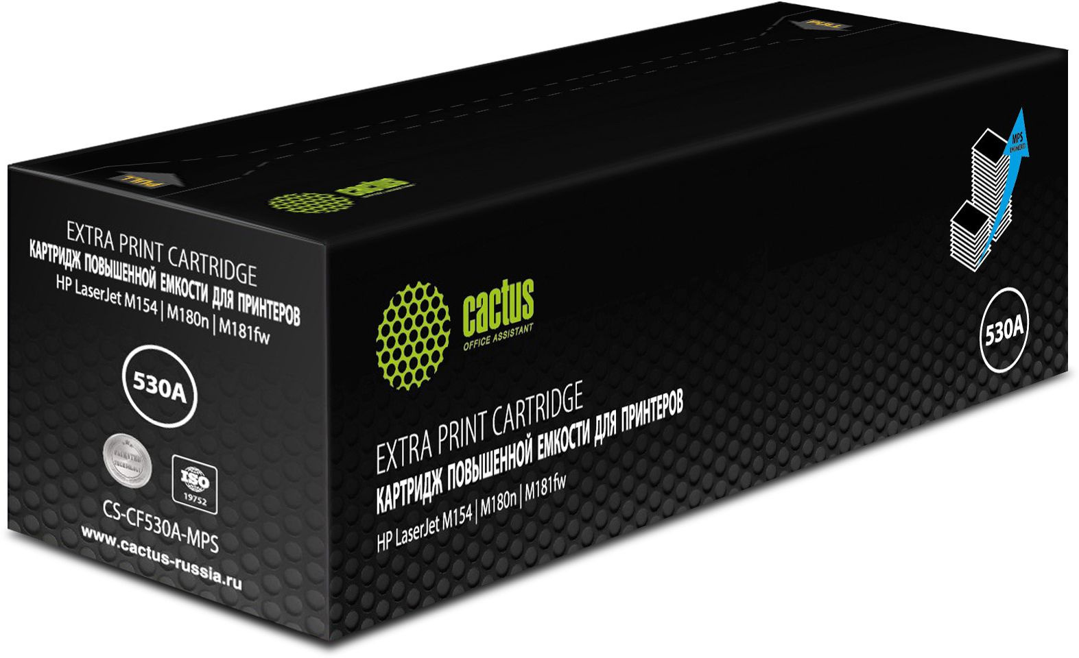 

Картридж CACTUS CF530X Black для принтера HP, Черный, CF530X