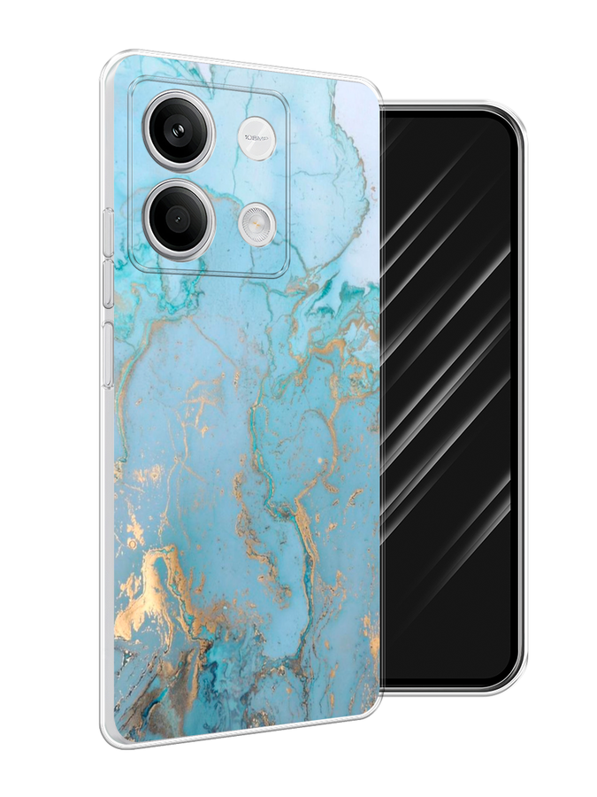 

Чехол Awog на Xiaomi Redmi Note 13 5G "Голубой мрамор рисунок", 320050-1