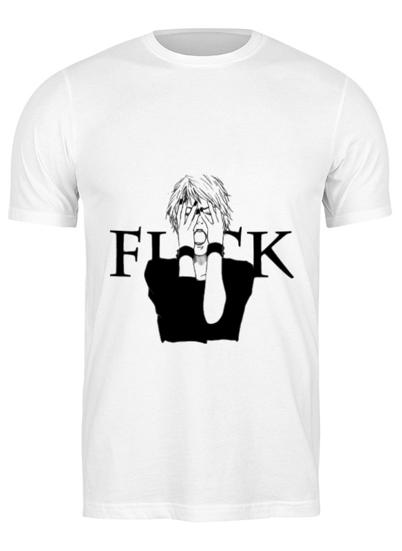 

Футболка мужская Printio Fuck life белая L, Белый, Fuck life
