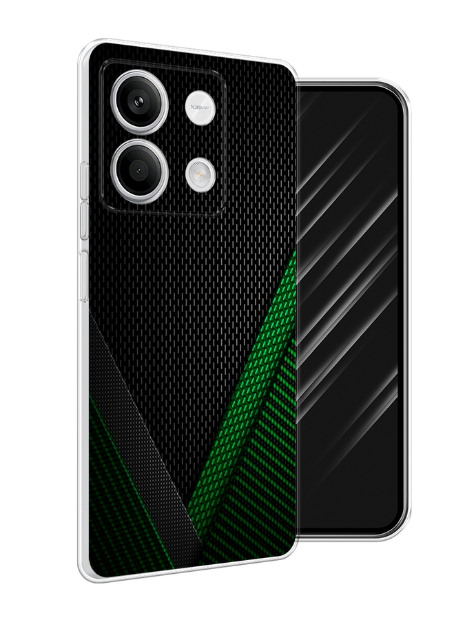 

Чехол Awog на Xiaomi Redmi Note 13 5G "Зеленый карбон", Черный;зеленый, 320050-1