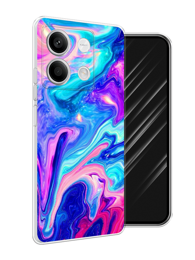 

Чехол Awog на Xiaomi Redmi Note 13 5G "Потеки краски", Розовый, 320050-1