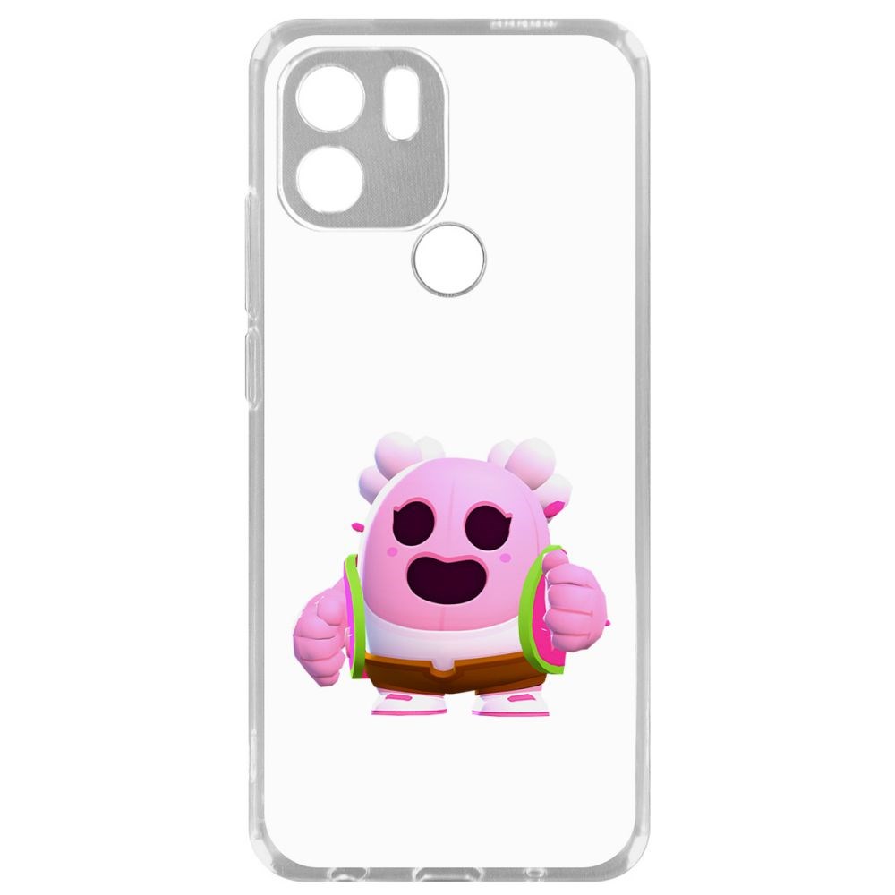 

Чехол Brawl Stars-Сакура Спайк для Xiaomi Redmi A1+, Прозрачный