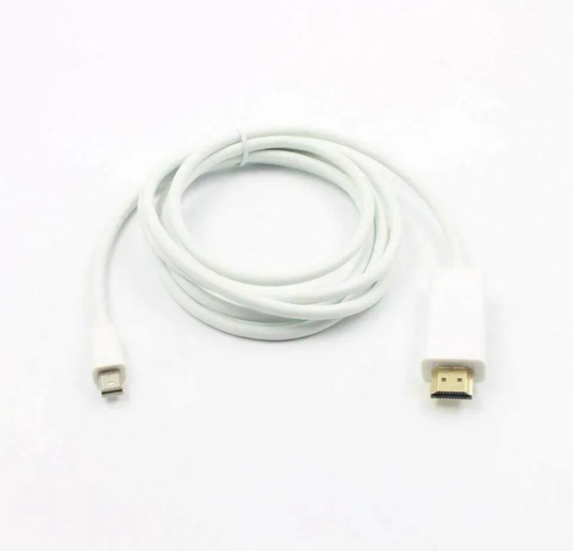 

Кабель NoBrand HDMI (884563) белый, Mini DisplayPort - HDMI