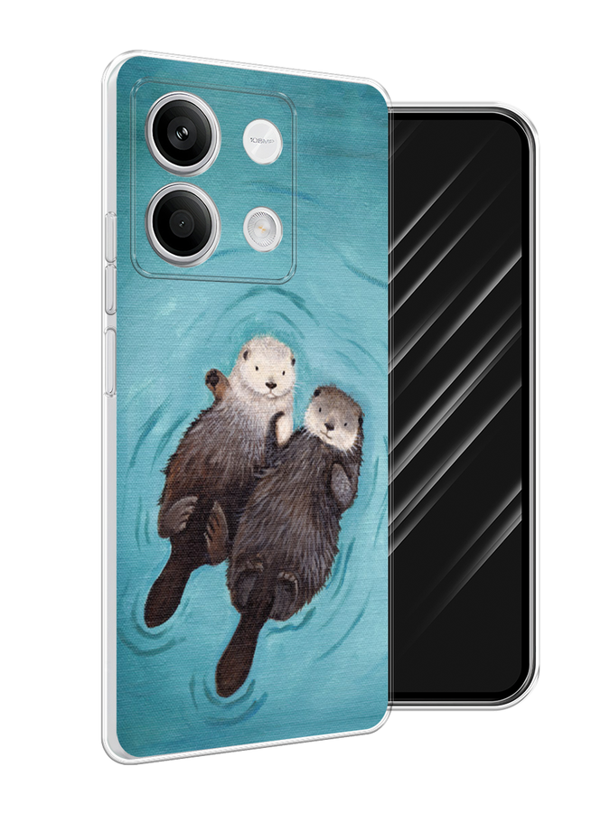 

Чехол Awog на Xiaomi Redmi Note 13 5G "Парочка бобров", Голубой, 320050-1