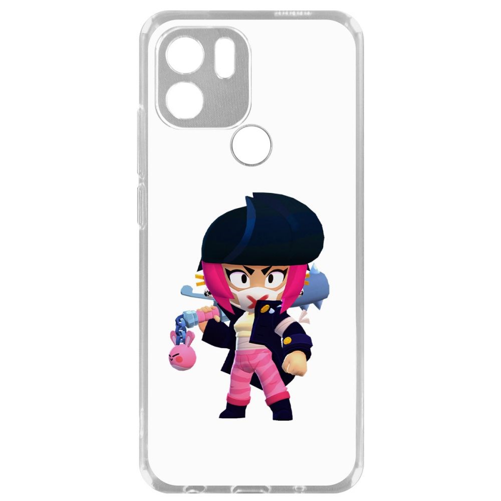 

Чехол Brawl Stars-Ужасная Биби для Xiaomi Redmi A1+, Прозрачный