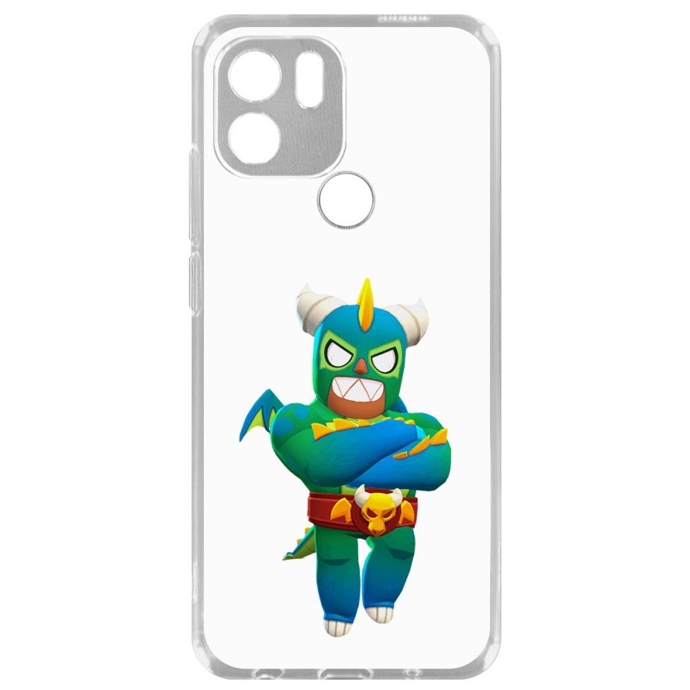 

Чехол Brawl Stars-Эль Дракон Вердозо для Xiaomi Redmi A1+, Прозрачный