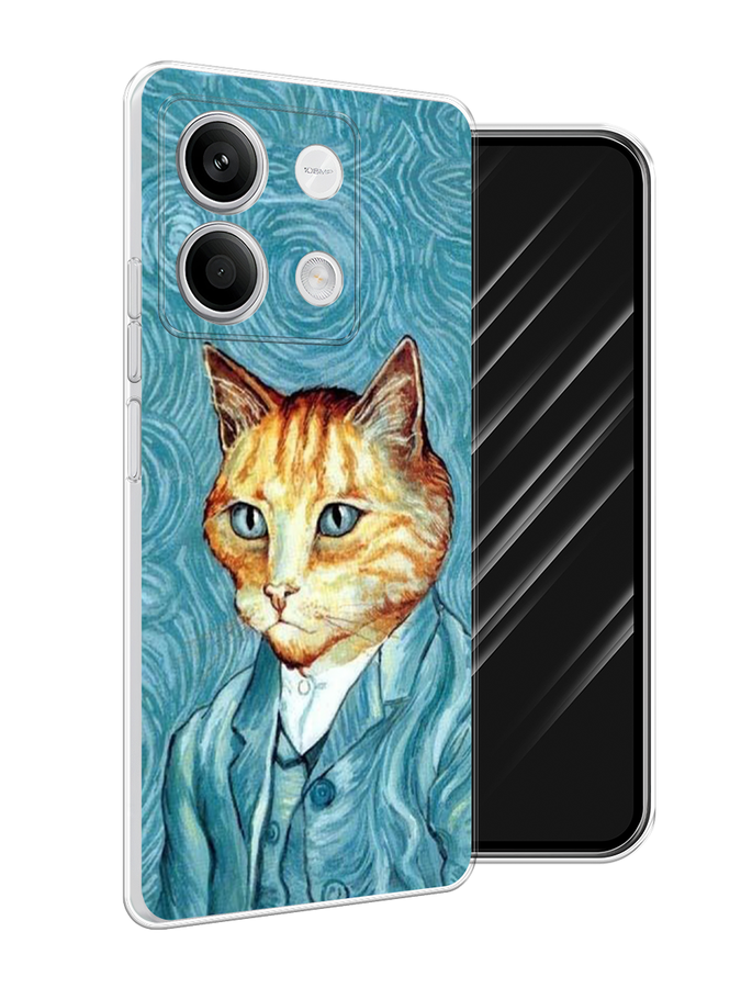 

Чехол Awog на Xiaomi Redmi Note 13 5G "Кот Ван Гог", Голубой;коричневый, 320050-1