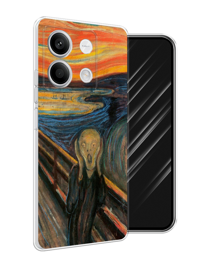 

Чехол Awog на Xiaomi Redmi Note 13 5G "Крик", Оранжевый;синий;серый, 320050-1