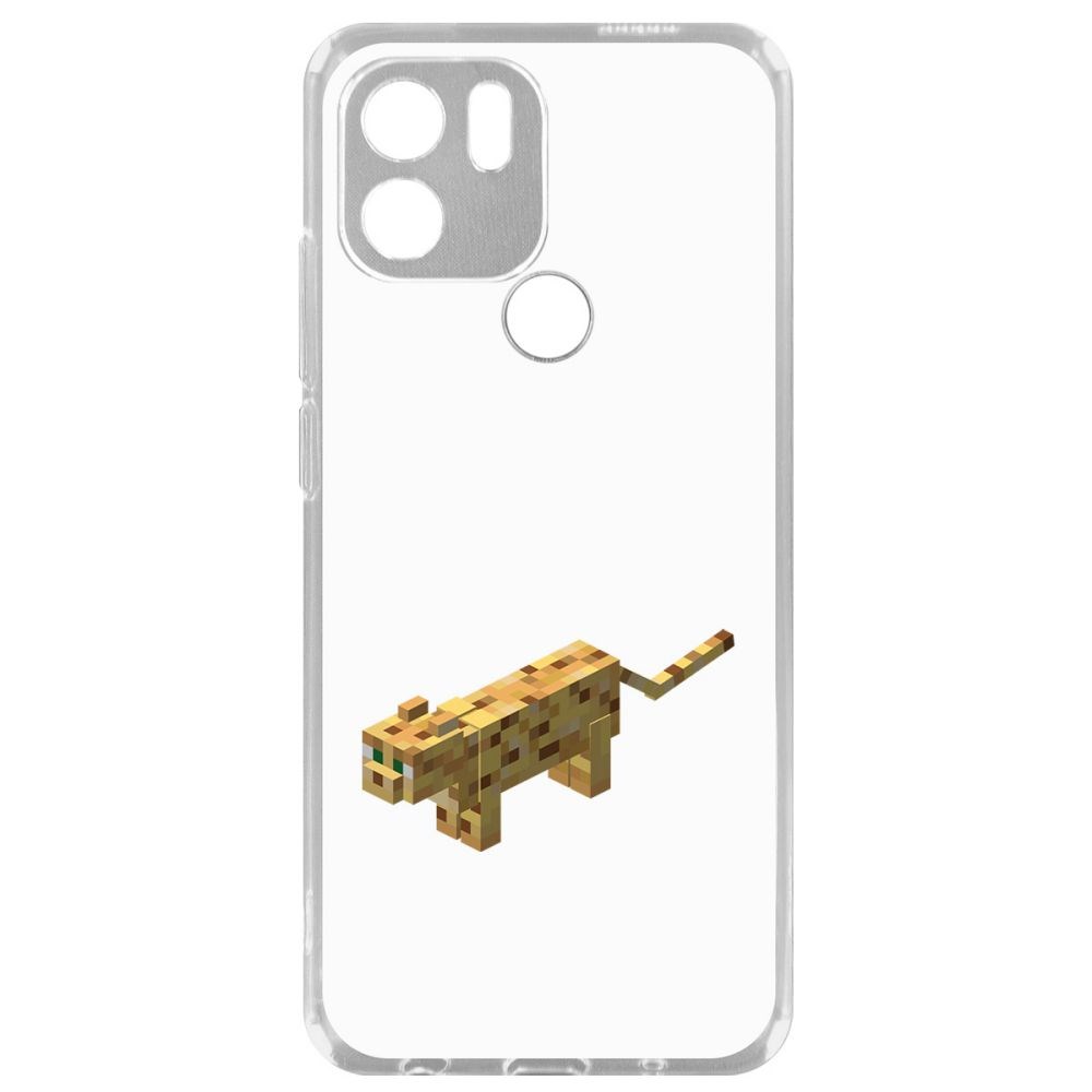 

Чехол Minecraft-Оцелот для Xiaomi Redmi A1+, Прозрачный