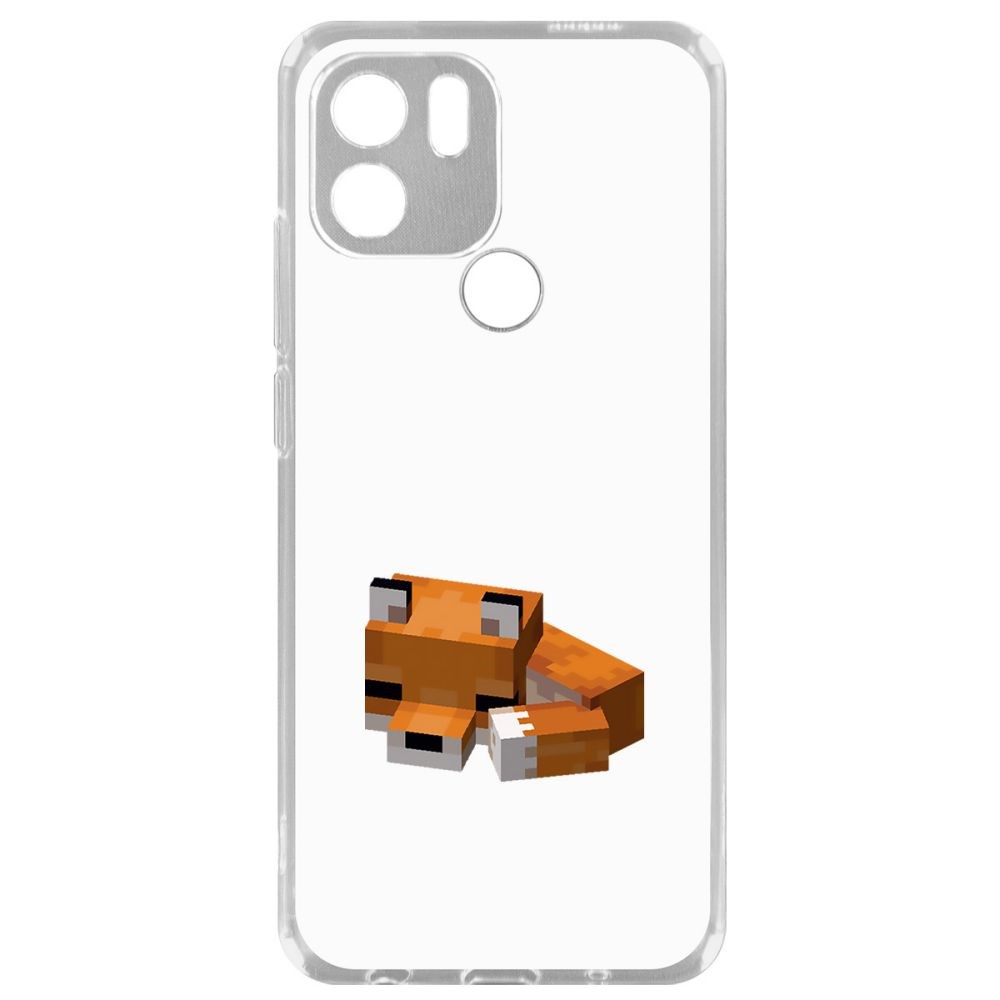 

Чехол Minecraft-Спящий Лисенок для Xiaomi Redmi A1+, Прозрачный