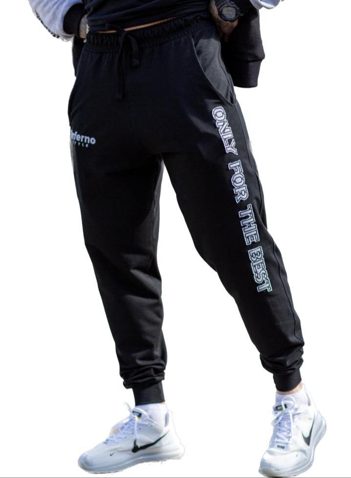 

Спортивные брюки мужские INFERNO style Б-001-003 черные L, Черный, Б-001-003
