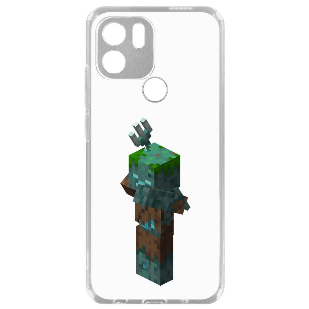 

Чехол Minecraft-Утопленник для Xiaomi Redmi A1+, Прозрачный