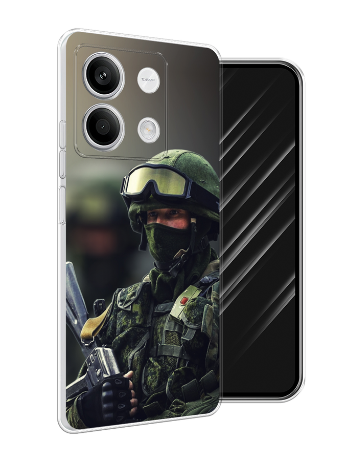 

Чехол Awog на Xiaomi Redmi Note 13 5G "Солдат", Зеленый;серый, 320050-1