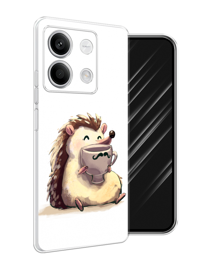 

Чехол Awog на Xiaomi Redmi Note 13 5G "Еж кофеман", Белый;коричневый;бежевый, 320050-1