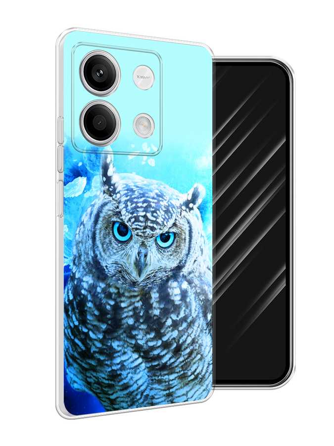 

Чехол Awog на Xiaomi Redmi Note 13 5G "Сова арт 7", Синий;голубой, 320050-1