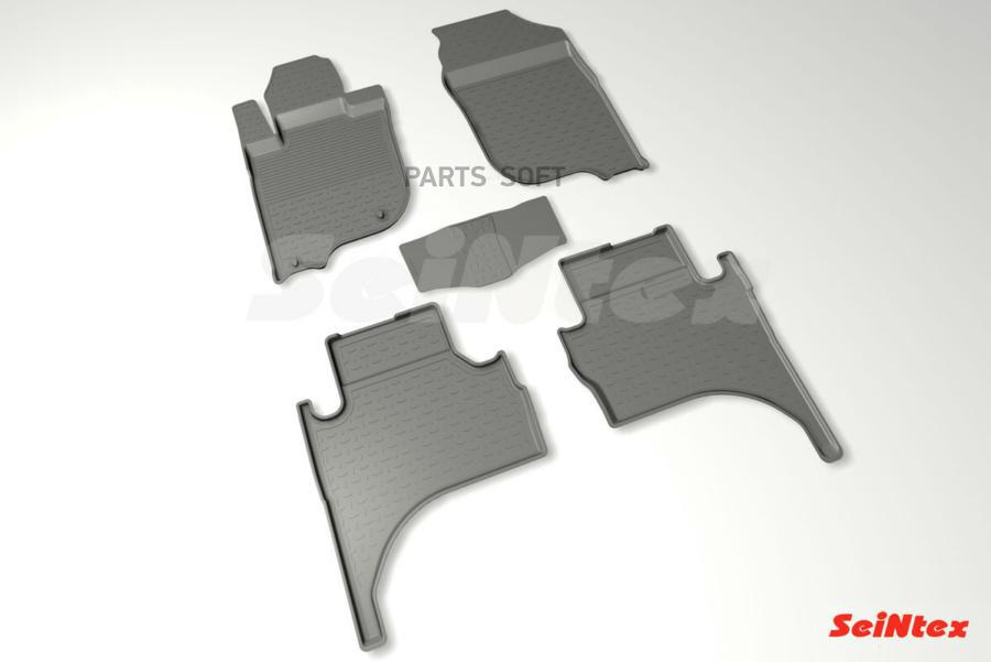 

Резиновые коврики SEINTEX с высоким бортом для Mitsubishi L200 2015- / 86992