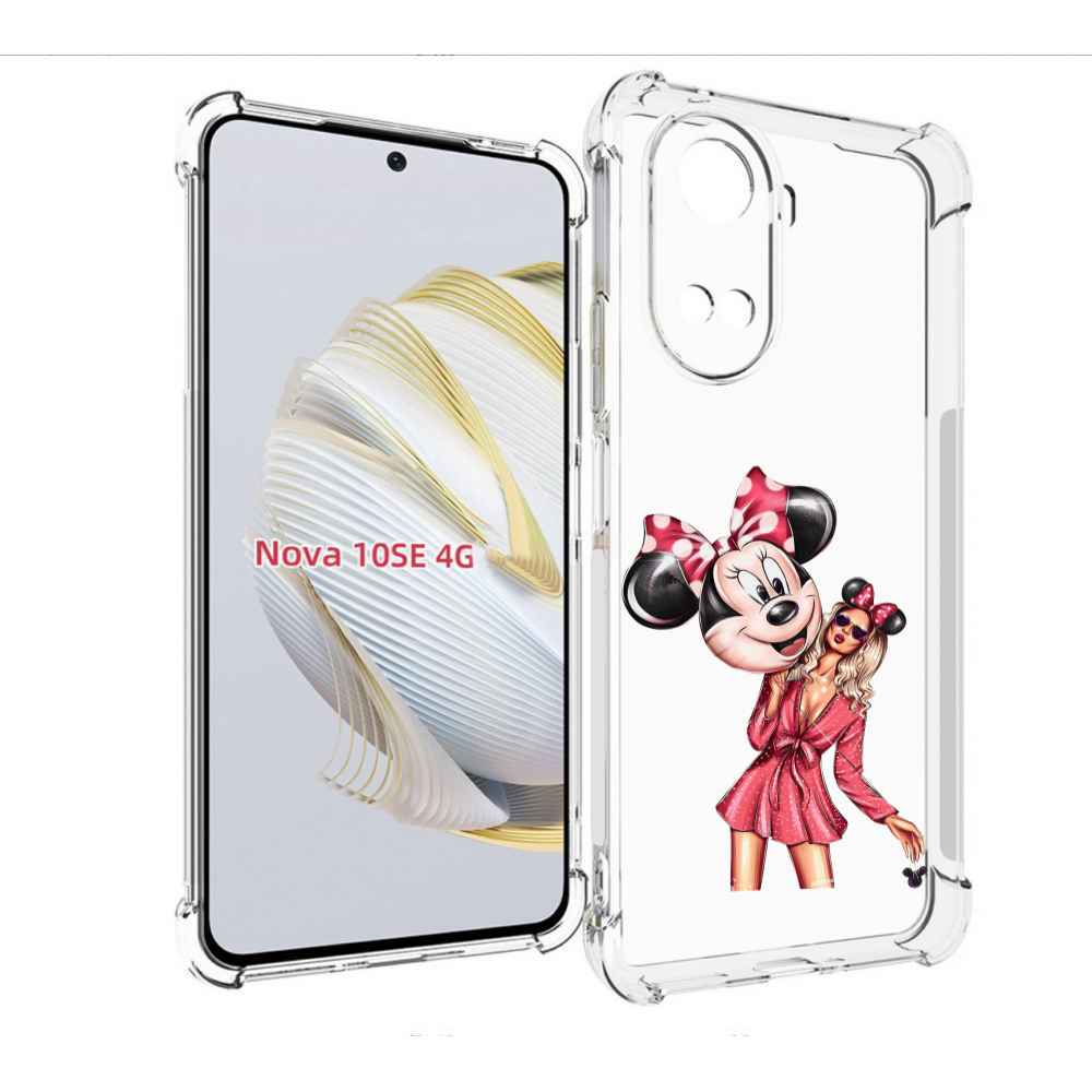 

Чехол MyPads девушка-с-шариком женский для Huawei Nova 10 SE, Прозрачный, Tocco