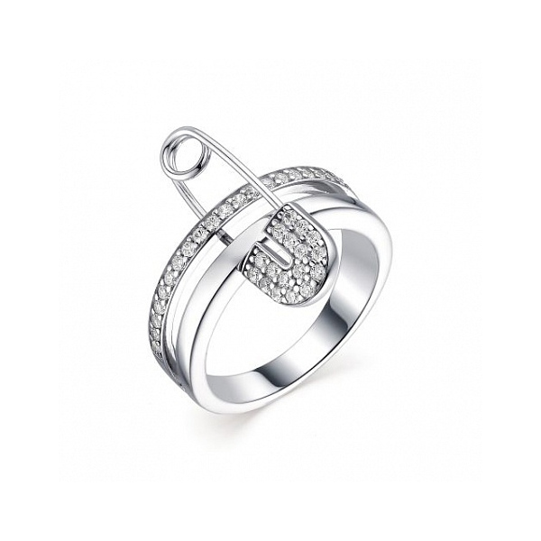 

Кольцо из серебра р. 18,5 ЯХОНТ Золотой 219073, фианит, 219073