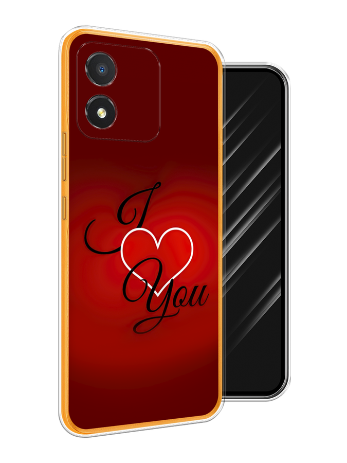 

Чехол Awog на Honor X5 "I love you 3", Красный;бордовый;черный, 6120950-6