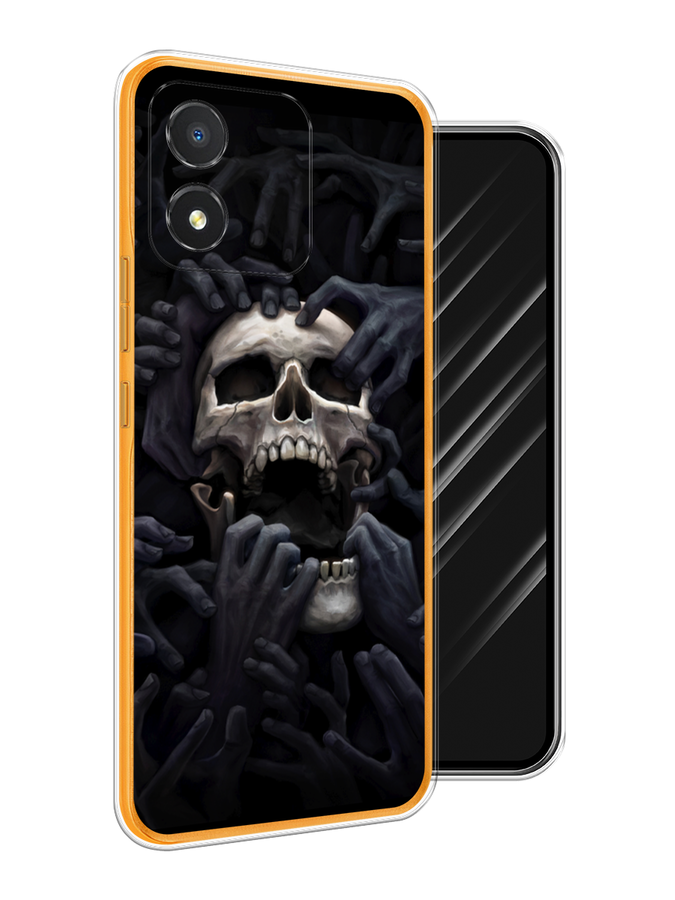 

Чехол Awog на Honor X5 "Череп 29", Черный;серый, 6120950-9