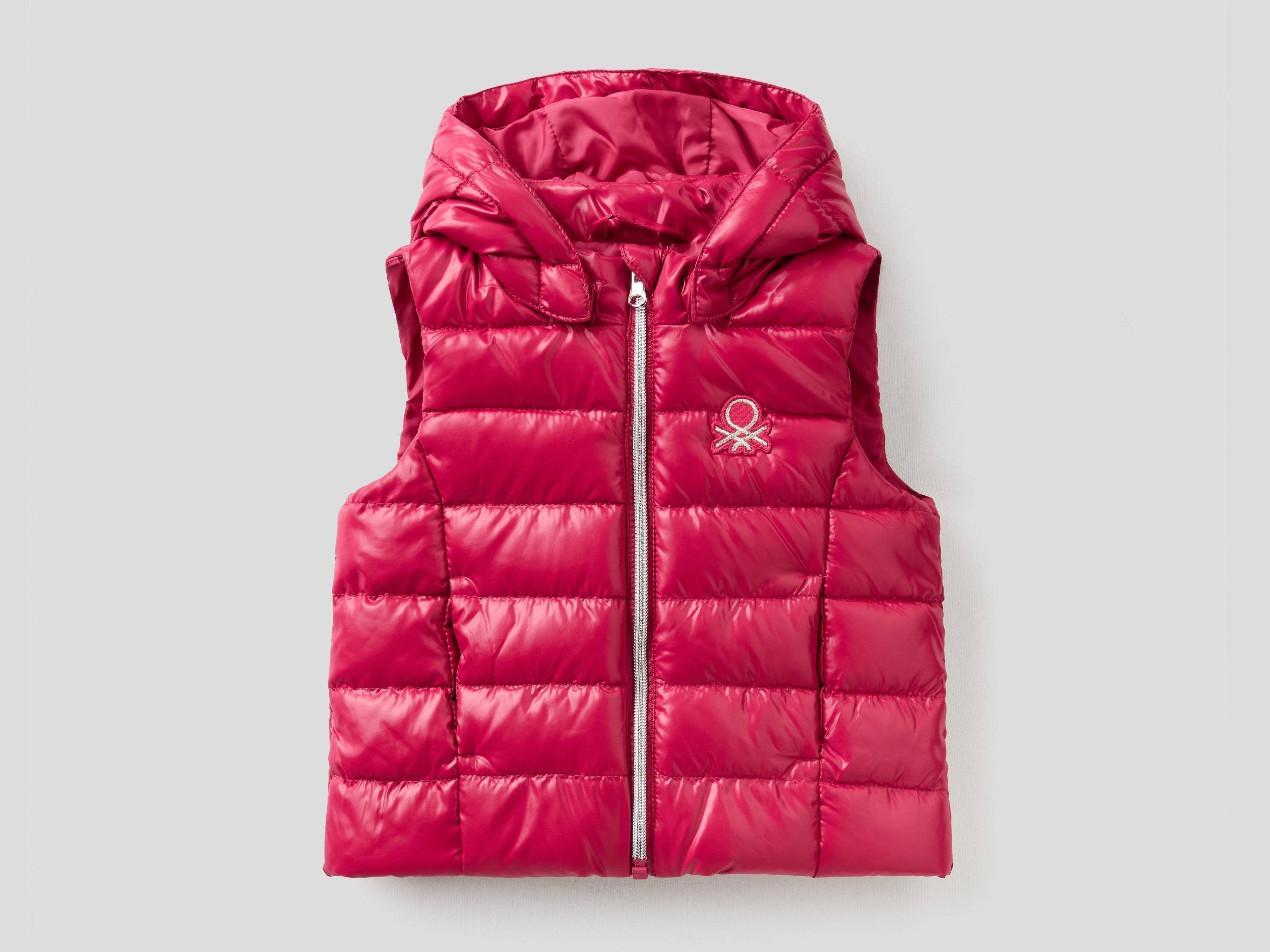 фото Жилет для девочек benetton цв. фиолетовый р.86 united colors of benetton