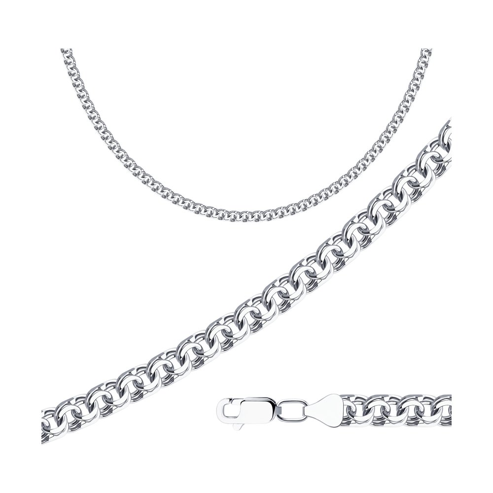 

Цепочка из серебра 60 см SOKOLOV 968141204, 968141204