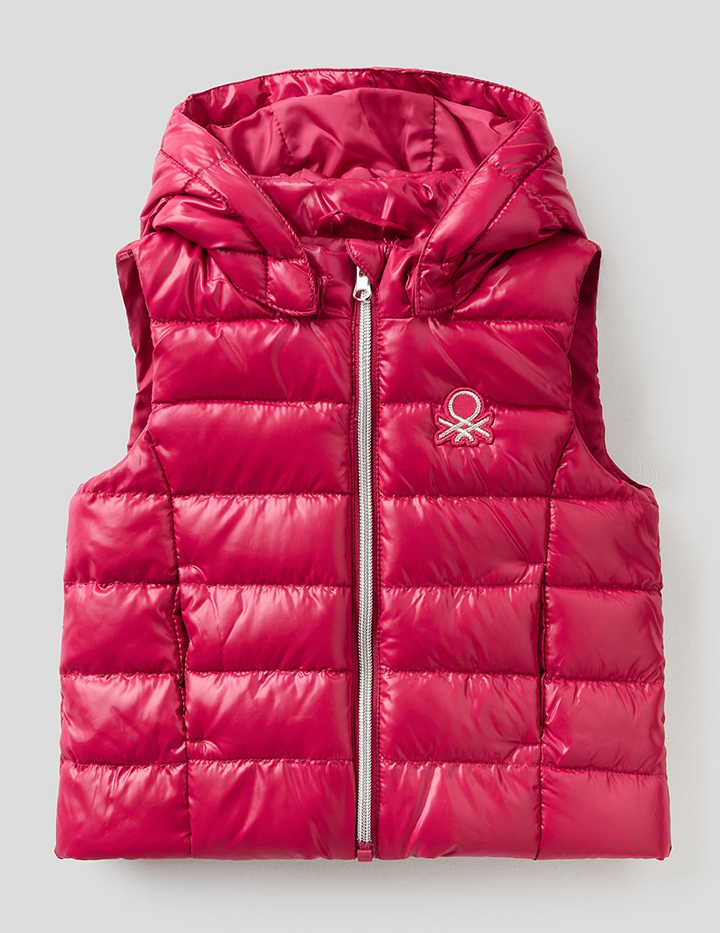 

Жилет для девочек Benetton цв. фиолетовый р.98, 21A_2EO05G230