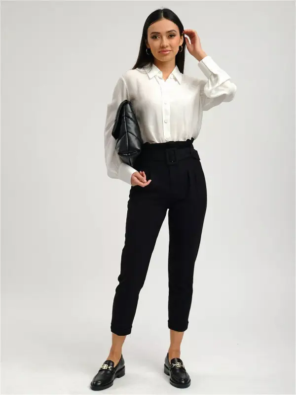 

Брюки женские AVEMOD AK 246 черные 48 RU, Черный, AK 246