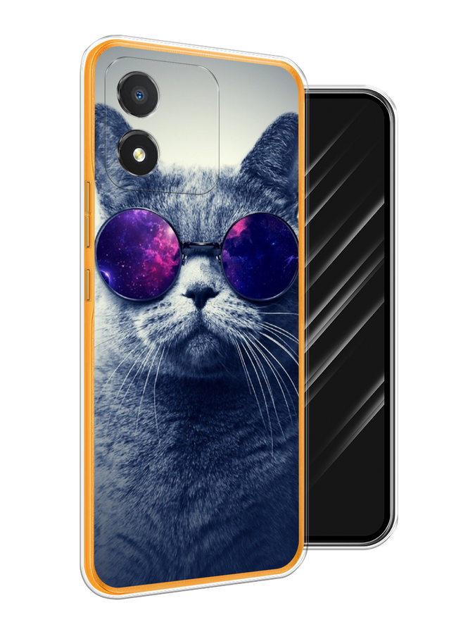 

Чехол Awog на Honor X5 "Космический кот", Бордовый, 6120950-1