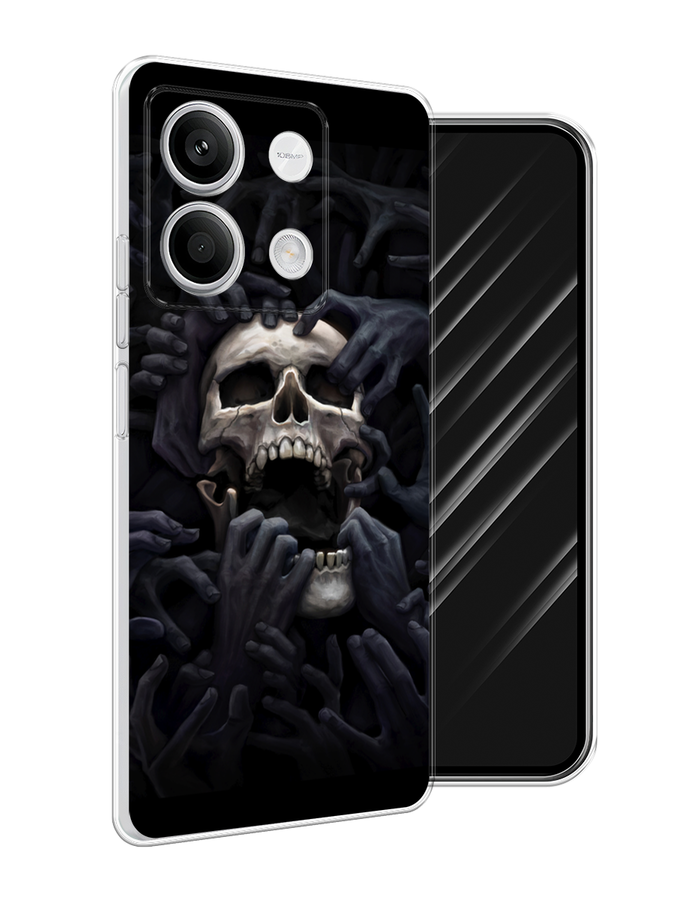 

Чехол Awog на Xiaomi Redmi Note 13 5G "Череп 29", Черный;серый, 320050-1