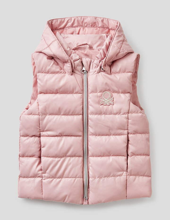

Жилет для девочек Benetton цв. розовый р.98, 21A_2EO05G230