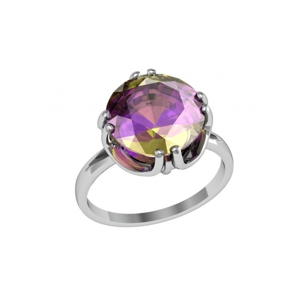 

Кольцо из серебра с аметрином р. 19 Yahont 219097, 219097