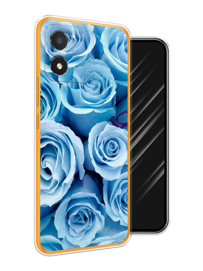 

Чехол Awog на Honor X5 "Лазурные розы", Голубой, 6120950-8