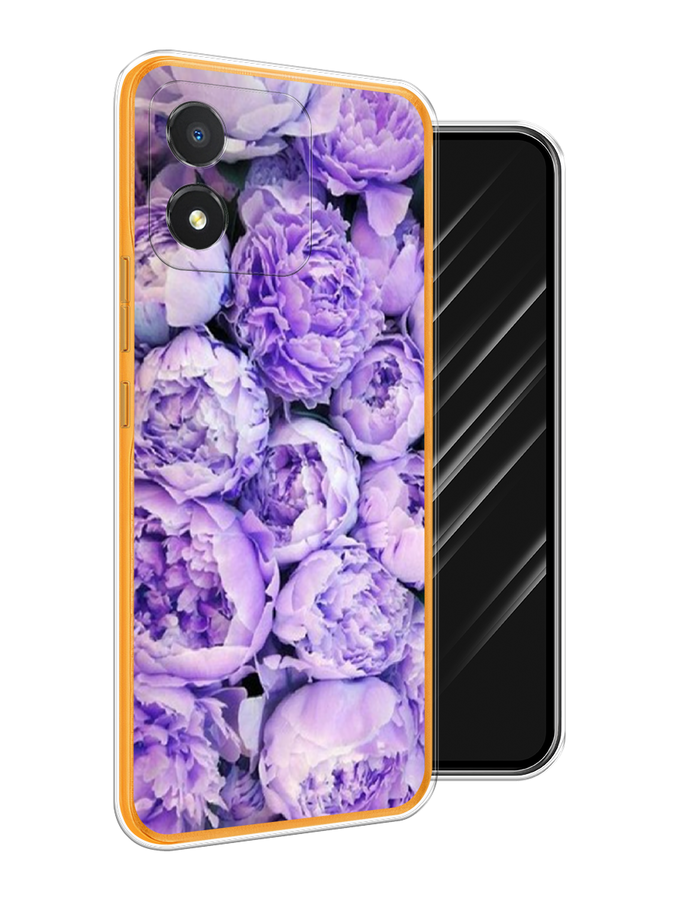 

Чехол Awog на Honor X5 "Пионы сиреневые", Фиолетовый;голубой, 6120950-8