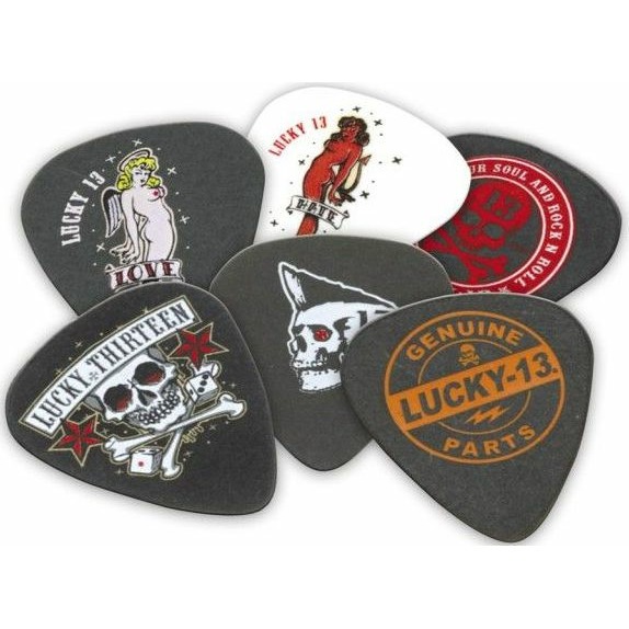 

Медиатор DUNLOP L13B Lucky, Белый;черный, L13B Lucky